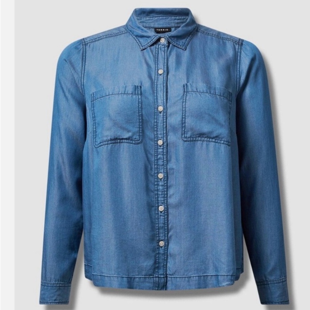 Denim Blue Shirt by Torrid